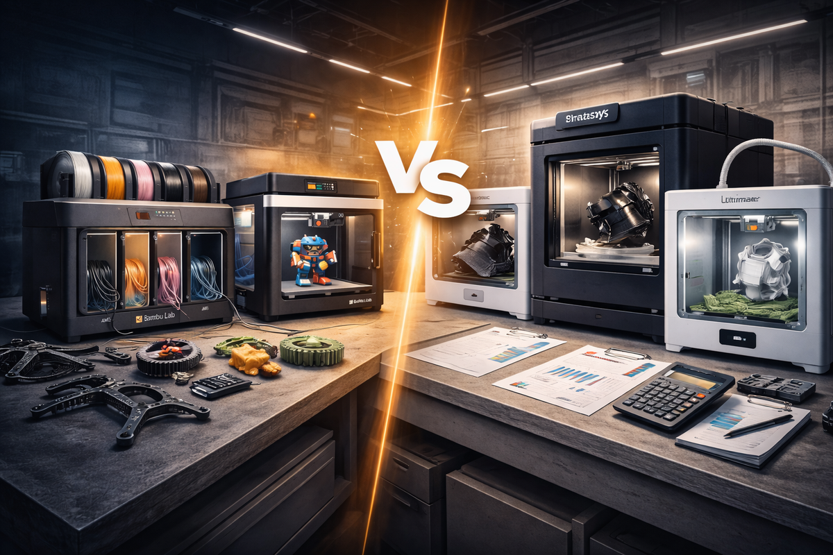Bambu Lab vs. Professional 3D Printers Comprehensive Cost-Benefit Analysis for Business Buyers