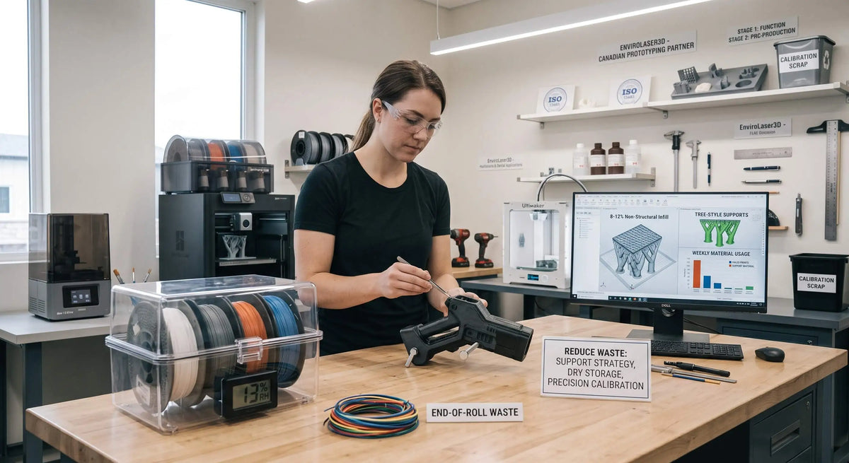 Reducing Waste in Additive Manufacturing