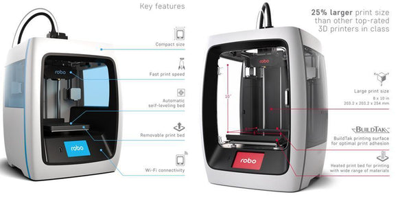 Robo 3D Printers - Envirolaser3D