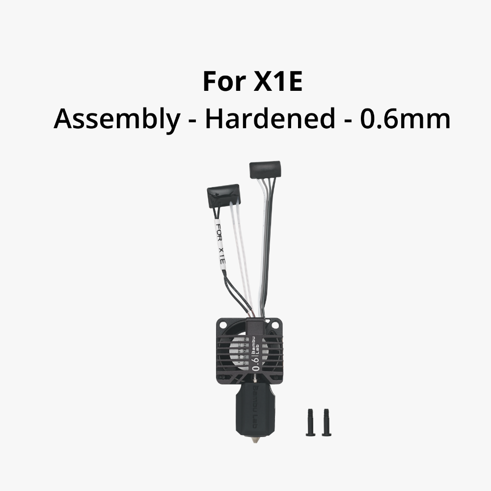 X1E Complete hotend assembly 0.6