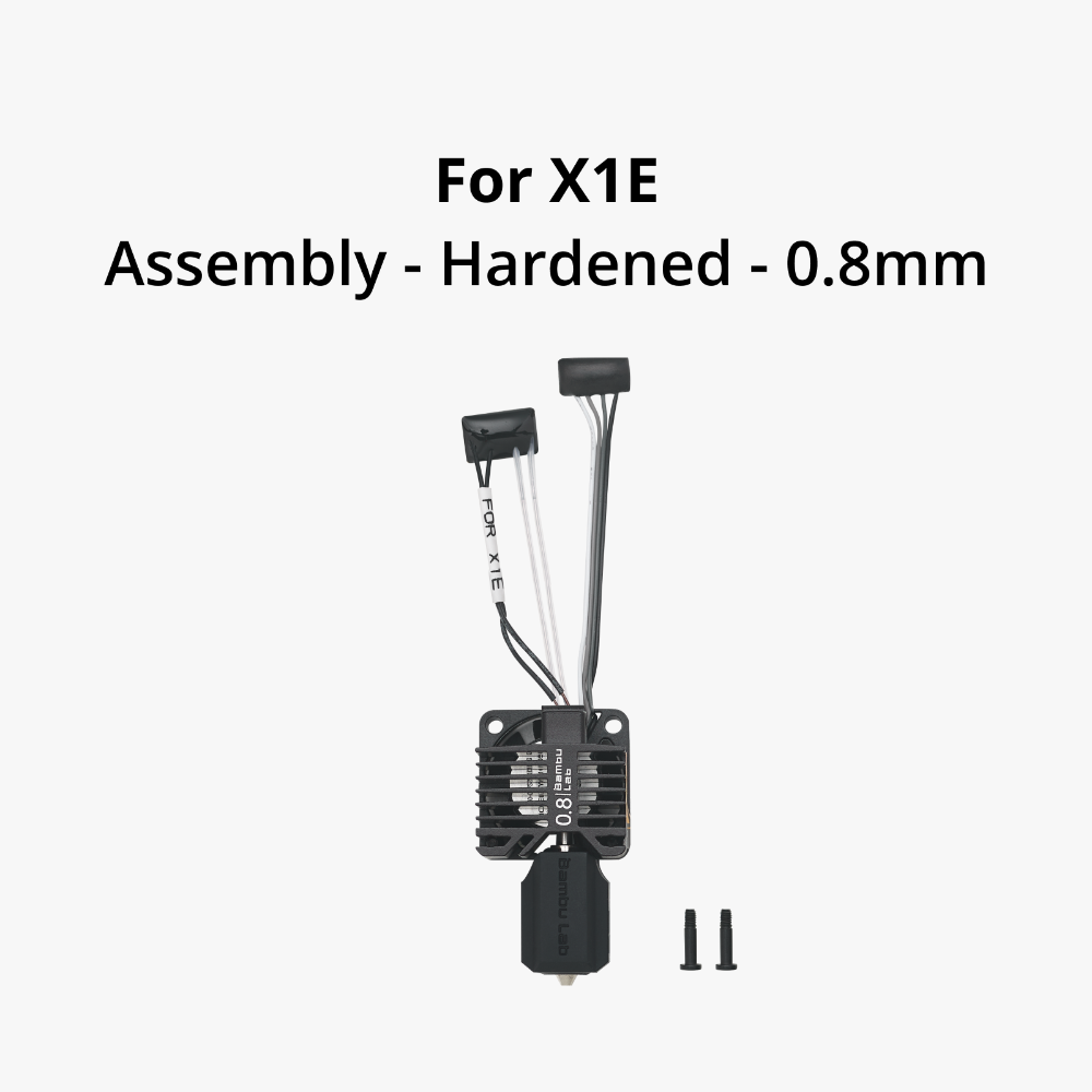 X1E Complete hotend assembly 0.8