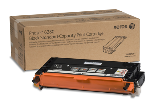 106R01391 Black Standard Capacity Print Cartridge, Phaser 6280