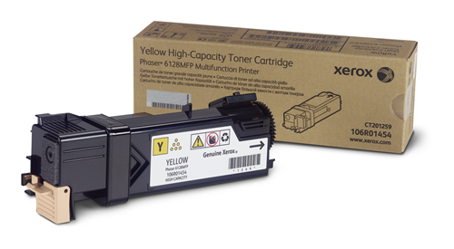 106R01454 Yellow Toner Cartridge, Phaser 6128MFP