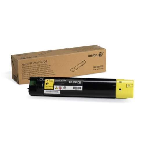 106R01509 Yellow High Capacity Toner Cartridge, Phaser 6700