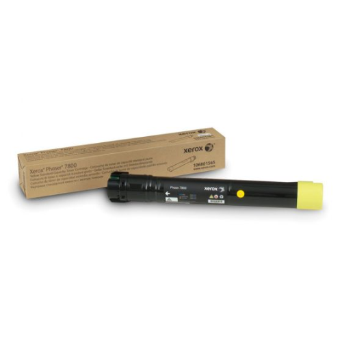 106R01565 Yellow Standard Capacity Toner Cartridge; Phaser 7800