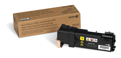 106R01596 Phaser 6500/WorkCentre 6505, High Capacity Yellow Toner Cartridge