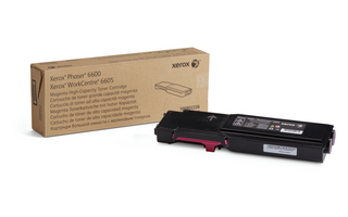 106R02226 Phaser 6600/WorkCentre 6605, High Capacity Magenta Toner