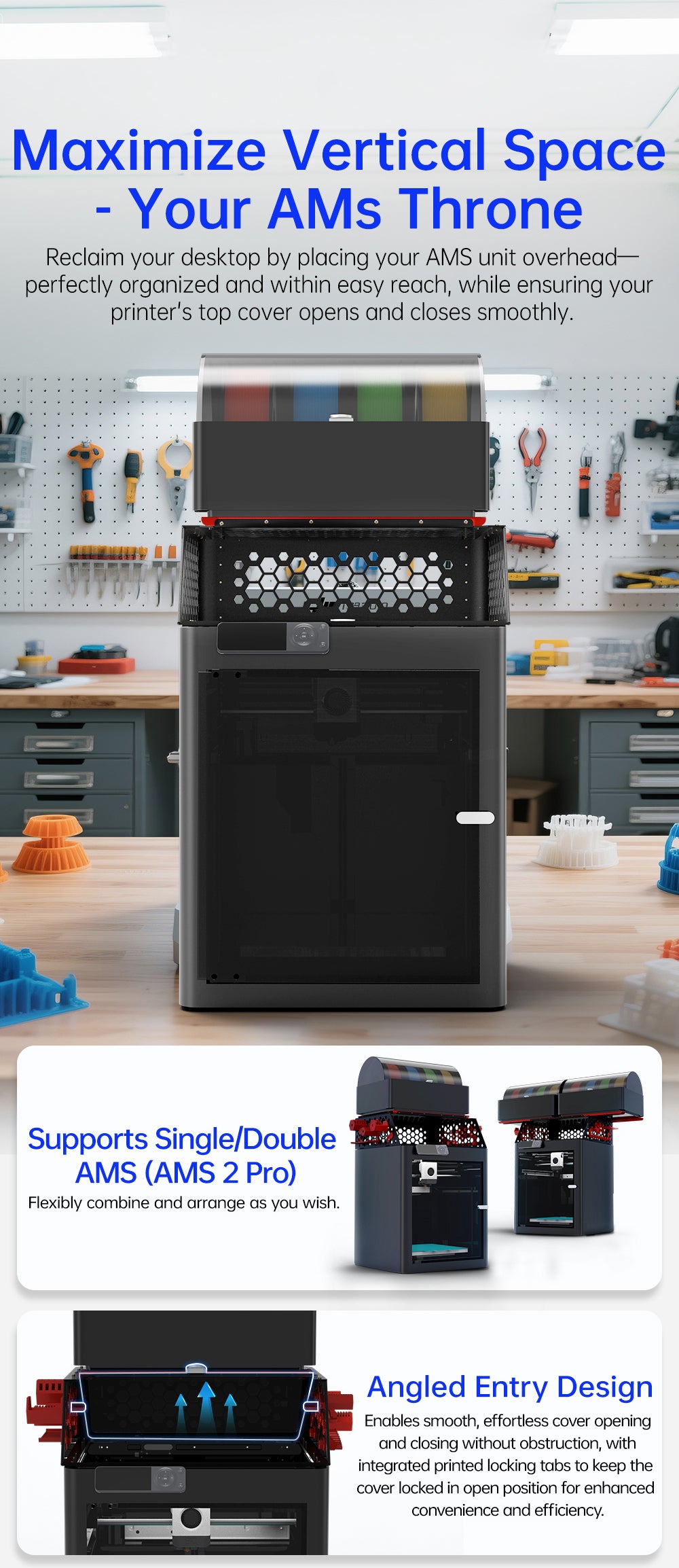 the panda perch holding  AMS units