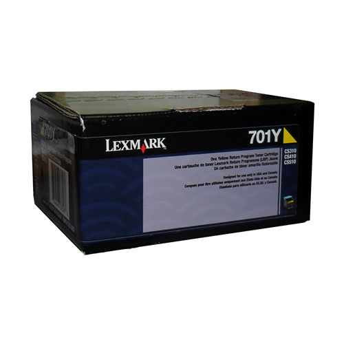 Lexmark CS/CX310,410,510 Yellow Return Program 1K Toner Cartridge