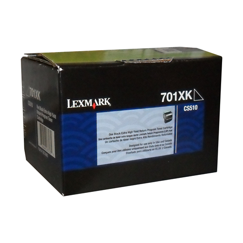 Lexmark CS/CX510 Black Return Programme 8K Toner Cartridge Part no.: 70C1XK0