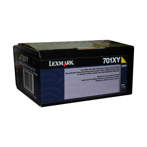 Lexmark CS/CX510 Yellow Return Programme 4K Toner Cartridge Part no.: 70C1XY0