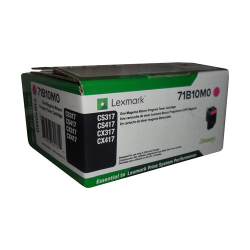 Lexmark CS/CX317,417,517 Magenta Return Program 2.3K Toner Cartridge