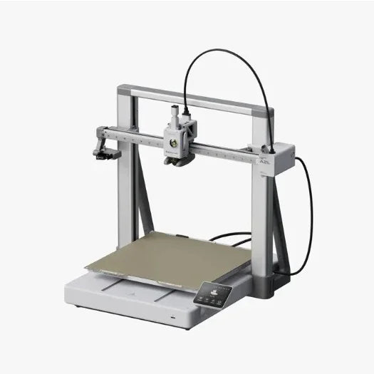 Bambu Lab A2L Series 3D printer with expanded build volume and multi-tool ecosystem for large projects.