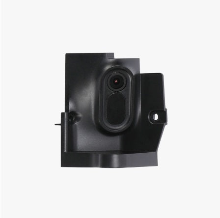 Live view camera mount on a white background