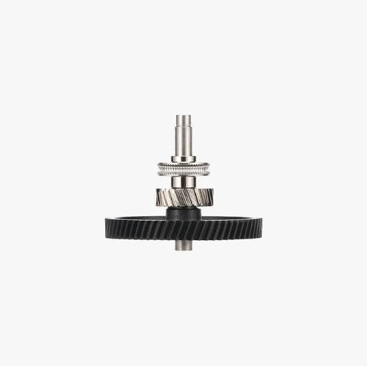 Mechanical gear component on a white background