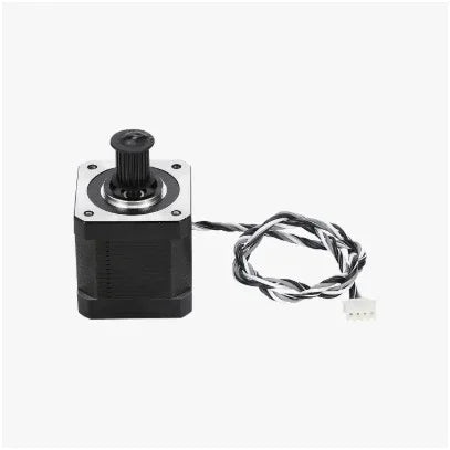 P2S Stepper motor with wiring on a white background