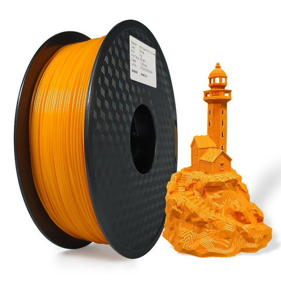 EL3D® High Speed PLA, Orange Filament, 1Kg, 1.75