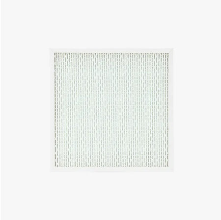 Rectangular particulate air filter on a white background