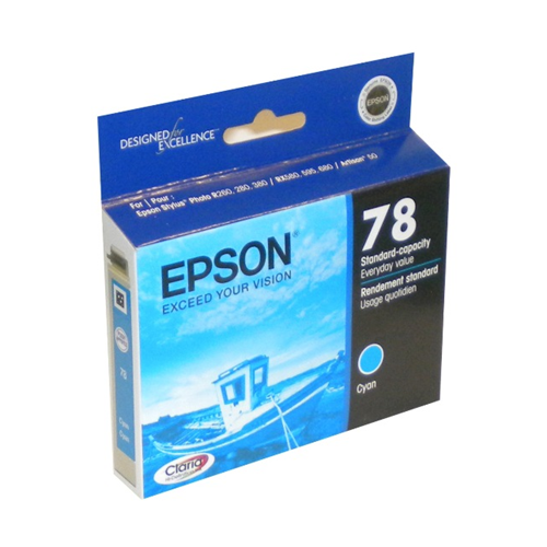 T078220S EPSON  CLARIA HIDEF INK CYAN