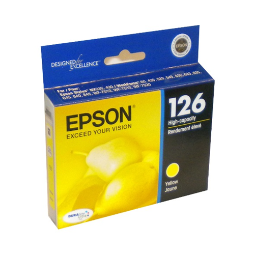 T126420S EPSON DURABRITE ULTRA INK YELLOW, WORKFORCE 60/520