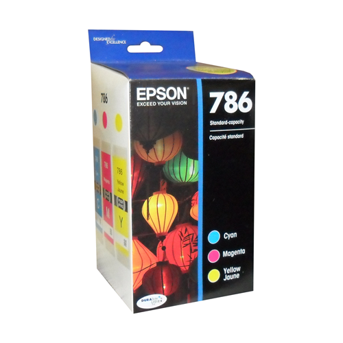 T786520-S EPSON C/M/Y INK W/SENSORMATIC WF4630/4640/5110/51
