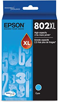 T802XL220-S Epson 802XL HC Cyan Original Ink Cartridge