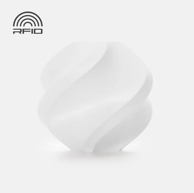 White vase on a light gray background with 'RFID' logo above.