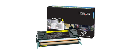 	Lexmark X746,748 Yellow Return Program 7K Toner Cartridge