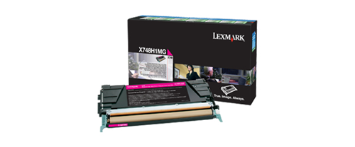 Lexmark X748 Magenta Return Program 10K Toner Cartridge