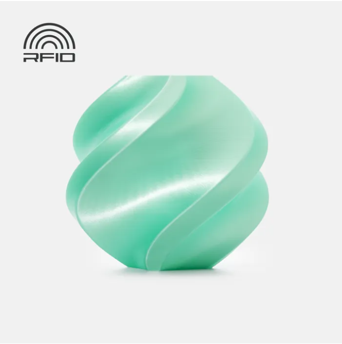 Mint green silicone sleeve on a white background with 'RFID' logo.