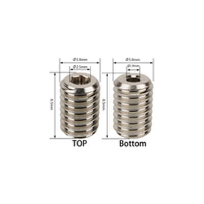 E3D volcano extruder block V6CHT nozzle copper transition block