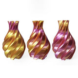 EL3D Dual Color-split diameter PLA. Silky Gold/Purple, Vase