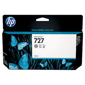 HP B3P24A #727 130-ml Gray Ink Cartridge