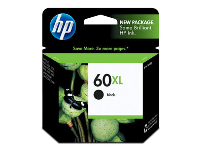 HP CC641WN #60XL Black Ink Cartridge