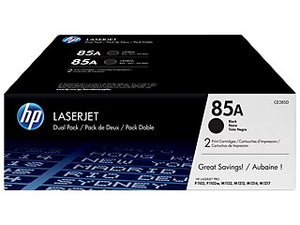 HP CE285D #85A Dual Pack Black Toner For Laserjet P1102/M1212NFD