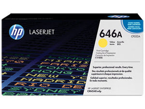 HP CF032A #646A Yellow Toner For Color Laserjet CM4540 Mfp