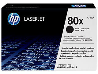 HP CF280X #80X Black Toner for Pro M401/m425