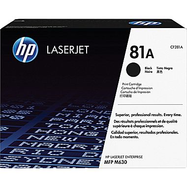 HP CF281X #81X Toner For M630h / M630f Mfp / M630z Mfp