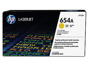 HP CF332A #654A Yellow Toner For M651n/M651dn/M651xh