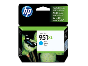 HP CN046AN #951XL Cyan Officejet Ink Cartridge