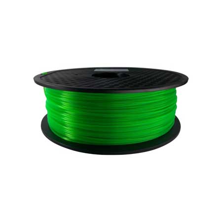 PLA Fluorescent Green Filament 1Kg