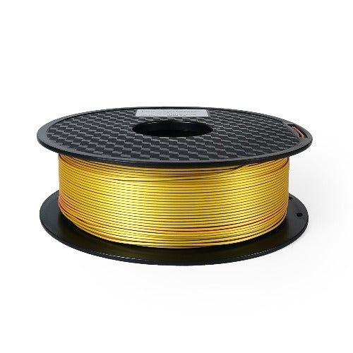 EL3D® Tri-Color PLA, Silk Like, Gold-Red-Black, 1Kg, 1.75