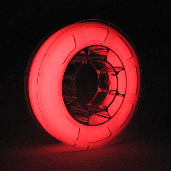 EL3D® PLA, Glow in the Dark, Luminous Red, 1Kg, 1.75 – Envirolaser3D