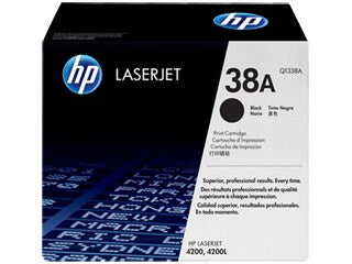 HP Q1338A #38a Black Toner Cartridge For Laserjet 4200 