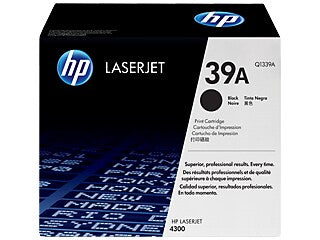 HP Q1339A #39A Black Toner Cartridge For Laserjet 4300