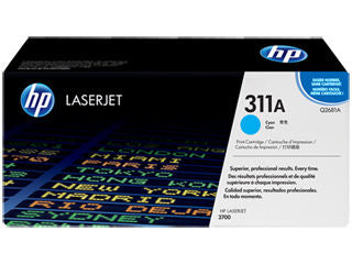 HP Q2681A #311A Cyan Toner For Color Laserjet 3700