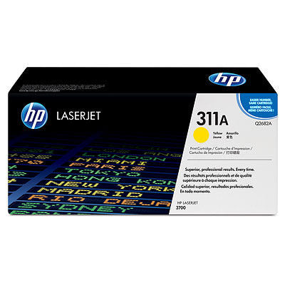 HP Q2682A #311A Yellow Toner For Color Laserjet 3700