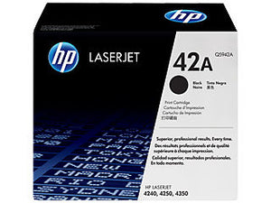 HP Q5942A #42A Black Toner For Laserjet 4250/4350/4240 