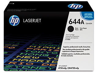 HP Q6460A #644A Black Toner Cartridge For Color Laserjet 4730 