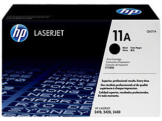 HP Q6511A #11A Black Toner For Laserjet 2400 Series